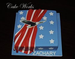 American Flag and Eagle