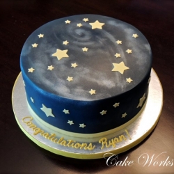 Astronomy Graduation Cake