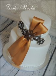 Brooch Anniversary Cake