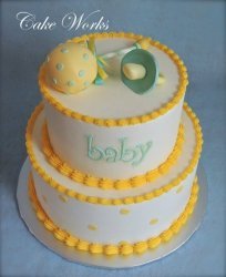 Baby Gender Reveal Cake