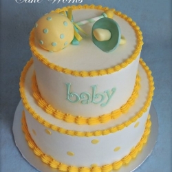 Baby Gender Reveal Cake