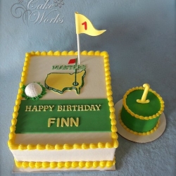 Golf fan 1st bday