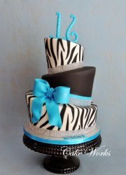 Sweet 16 Zebra and Bling