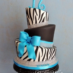 Sweet 16 Zebra and Bling