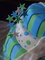 Stars & Stripes Graduation Cake