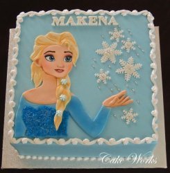 Handpainted Elsa from Frozen