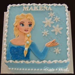 Handpainted Elsa from Frozen