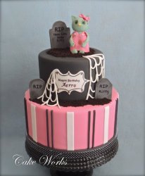 Here Lies Zombie Hello Kitty
