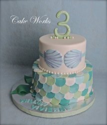 Mermaid Themed Cake