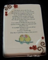 Printed Vows Paper Anniversary