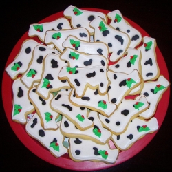 Christmas Cow Cookies