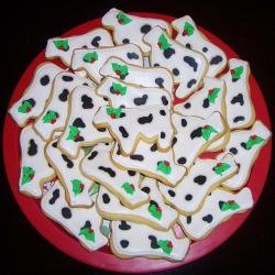 Christmas Cow Cookies
