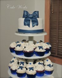 Bow Cupcake Tower