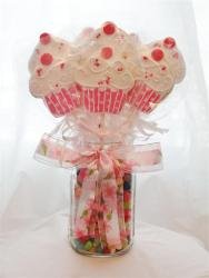 Cupcake Cookie Pop Bouquet