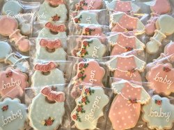 Baby Girl Vintage Cookies