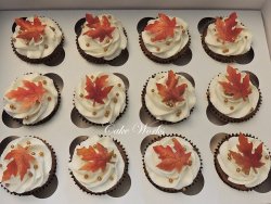 Maple Leaf Cupcakes