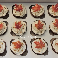 Maple Leaf Cupcakes