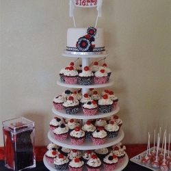 Graduation Cupcake Tower