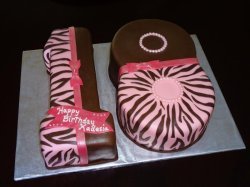 18 Number Cutout Cake