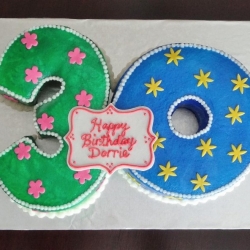 30 Number Cake