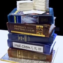 Pharmacy Book Cake