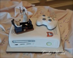 X-Box Grooms Cake