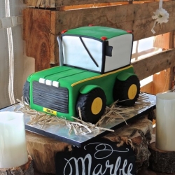 Tractor Grooms Cake