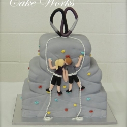 Climbing Wall Grooms Cake