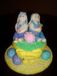 Easter Bunnies Cake
