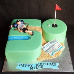 50 Snoozing Golfer