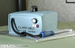 Welding Grooms Cake