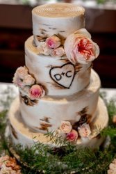 Rustic Birch with Peony