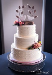 Dots and stripes buttercream