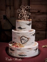 Fall Birch in Buttercream