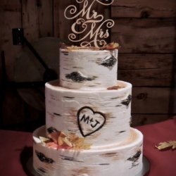 Fall Birch in Buttercream