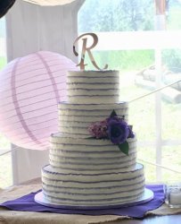 Lavender Tipped Ruffles