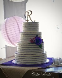 Lavender Edged Ruffles