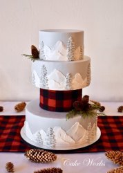 Buttercream Mountains on Frosty Grey