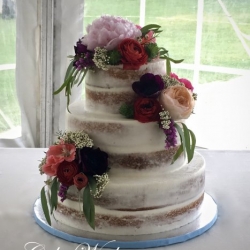 Barely There Buttercream with Pretty Bouquets