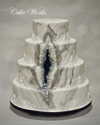 Geode Wedding Cake