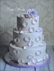 Lavender Falling Petals