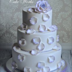Lavender Falling Petals