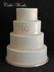 Simple Monogram and Pearls