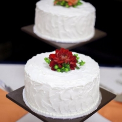 Rustic Buttercream and Fresh Flowers - Photo Courtesy BHP Imaging