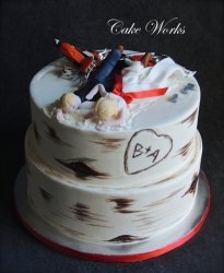 Motorcycle Wreck on Aspen look Buttercream