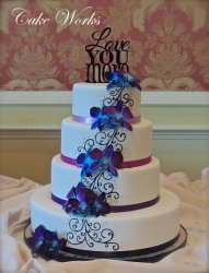 Ombre Ribbon and Blur Orchids