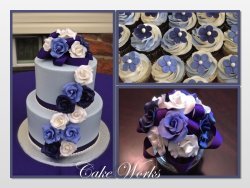 Shades of Purple on Buttercream